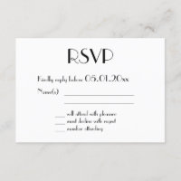 Gold Foil Great Gatsby Art Deco Wedding Cartes RSV