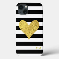 Gold Foil Heart
