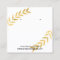 Gold Foil Leaf Earring Jewellery Display Custom