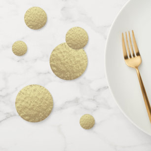 Gold Foil Look Confetti