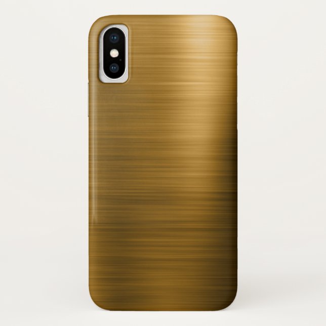 Gold Foil Luxury Metallic Pattern Case-Mate iPhone Case (Back)