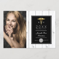 Gold Foil Nursing Graduation Party | FAIRE-PART