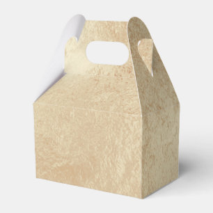 Gold Foil Packaging Favor Box