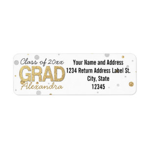Gold Foil Parties scintillant Confetti Graduation 