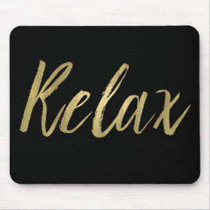 Gold Foil Relax Mouse Pad