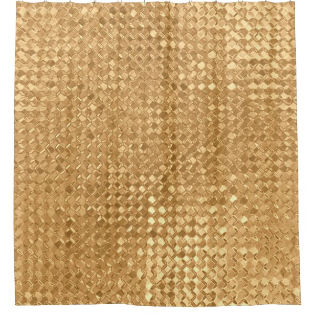 Gold foil seamless pattern, golden glitter texture (Front)
