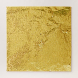 Gold Foil: Shiny Abstract Texture Jigsaw Puzzle