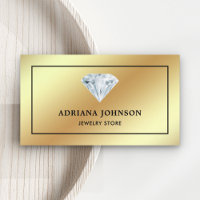 Gold Foil Solitaire Diamond Jewellery Store Jewell
