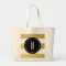 GOLD FOIL STRIPES | BLACK MONOGRAM