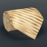 Gold Foil Stripes Tie<br><div class="desc">A tie with a design that appears to look like gold foil stripes.</div>