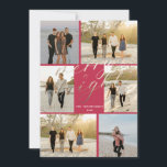 Gold Foil with Pink Plaid Merry and Bright  Holiday Card<br><div class="desc">Spread holiday cheer with our vibrant "Merry and Bright" Christmas collection, featuring a colourful pink and red plaid design. This playful and modern collection brings a fresh twist to traditional holiday greetings, perfect for festive gatherings and joyful celebrations. Customize each piece to create a truly unique and cheerful holiday experience!...</div>