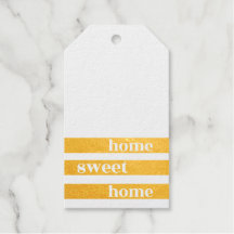 Gold Fold Large "Home Sweet Home"