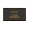 Gold Frame Diamond Grids Life Coach Business Card