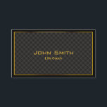 Gold Frame Diamond Grids Life Coach Business Card<br><div class="desc">Gold Frame Diamond Grids Life Coach Business Card.</div>