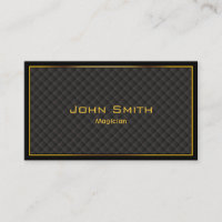 Gold Frame Diamond Grids Magician