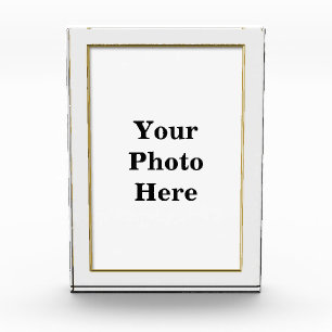 Gold Frame Photo Block