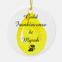 Gold, Frankincense and Myrrh. Ornament
