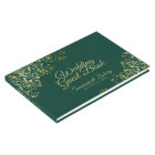 Gold Frills and Emerald Green Elegant Wedding