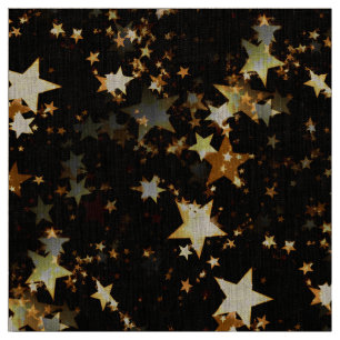 gold galaxy fabric