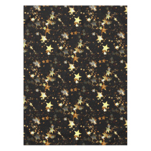 gold galaxy table cloth tablecloth