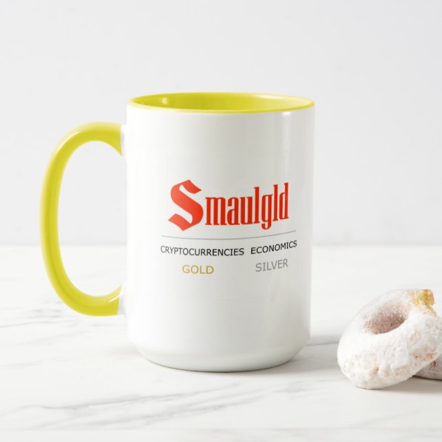 Gold Game Changer Smaulgld Mug (With Donut)