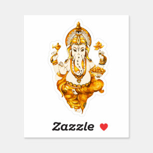 Gold  Ganesha Sticker