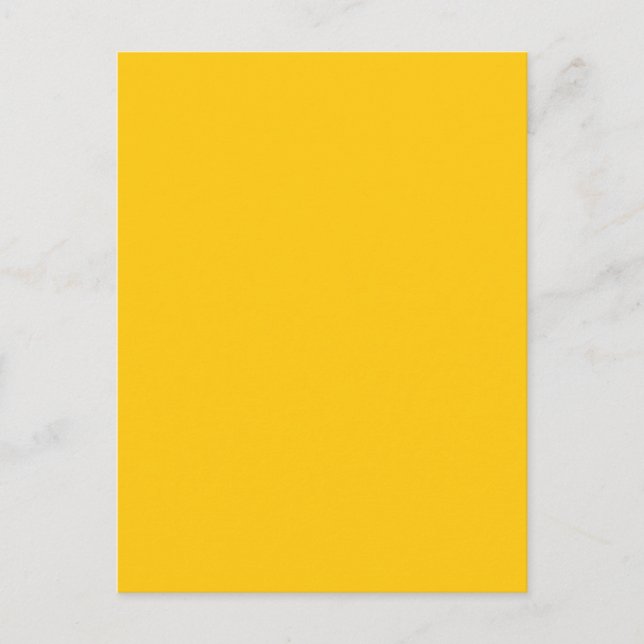 Gold Gelb Postcard (Front)