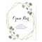 Gold Geometric Calligraphy Wedding Open Bar Sign