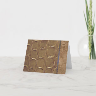Gold Geometric Design Note Cards