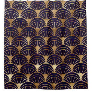 Gold Geometric Shapes Art Deco