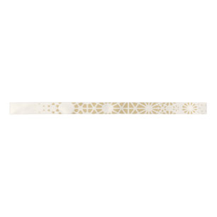 Gold Geometric Starburst Baby Shower Ribbon Satin Ribbon