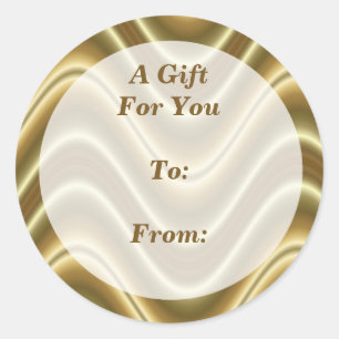 gold gift tags