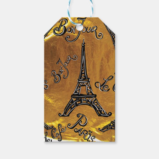 Gold Gift Tags (Front)