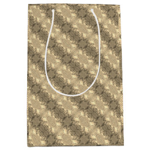 Gold Gingko leaves gift bag
