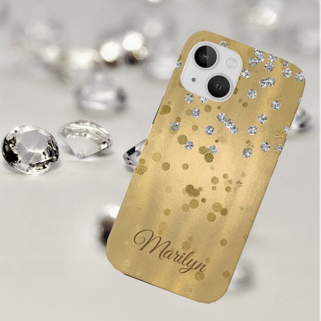 Gold Glam Case-Mate iPhone Case (Creator Uploaded)