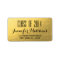 Gold Glam Class of 2014 Graduation Address Label