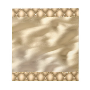 Gold Glam Glitzy Jewel Notepad