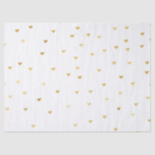 Gold Glam Hearts Tissue Paper