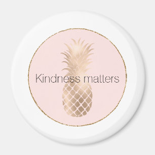 Gold Glam Pineapple Magnet