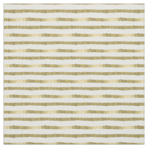 Gold Glam Stripes Fabric