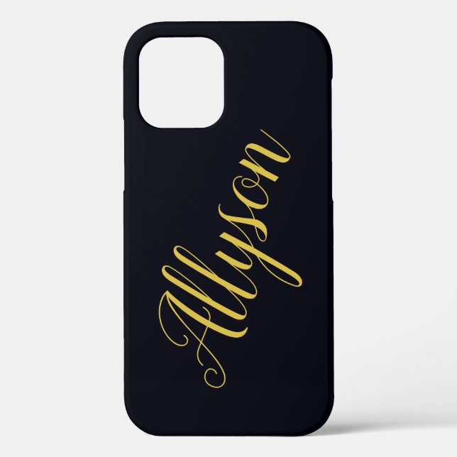 Gold glamour personalized   Case-Mate iPhone case (Back)