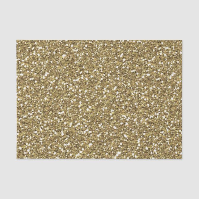 Gold Glitter 1 Tissue Paper (Front)