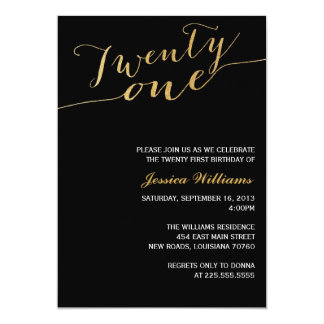 21st Birthday Invitations & Announcements | Zazzle Canada