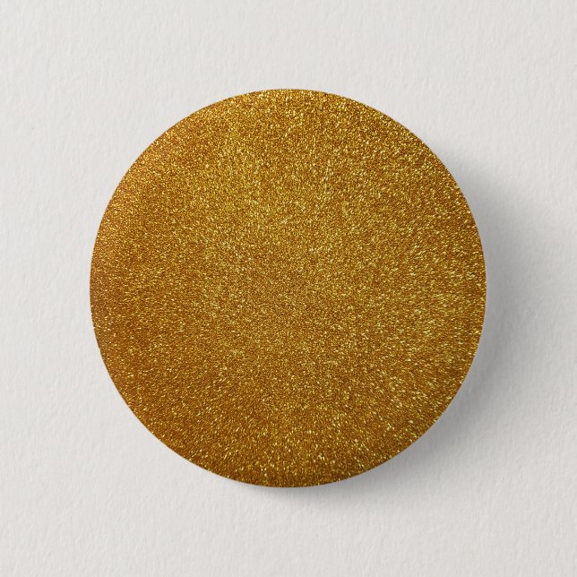 Gold glitter 2 inch round button (Front)