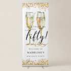 Gold Glitter 50th Birthday Party 