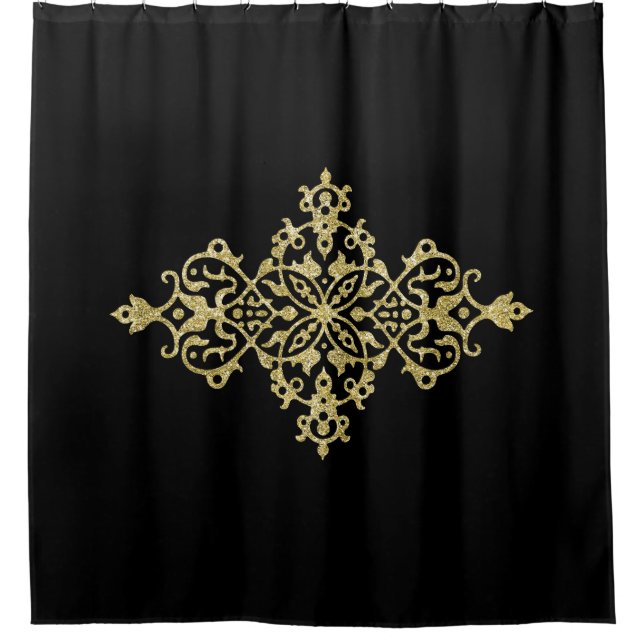 Gold Glitter and Black (Front)