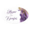 Gold Glitter and Eggplant Purple Wedding