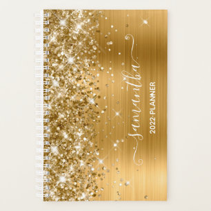 Gold Glitter and Foil Girly Signature Planner