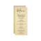 Gold Glitter and Sparkle Wedding Menu