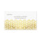 Gold Glitter Aztec Arrow Pattern Hair Stylist Card